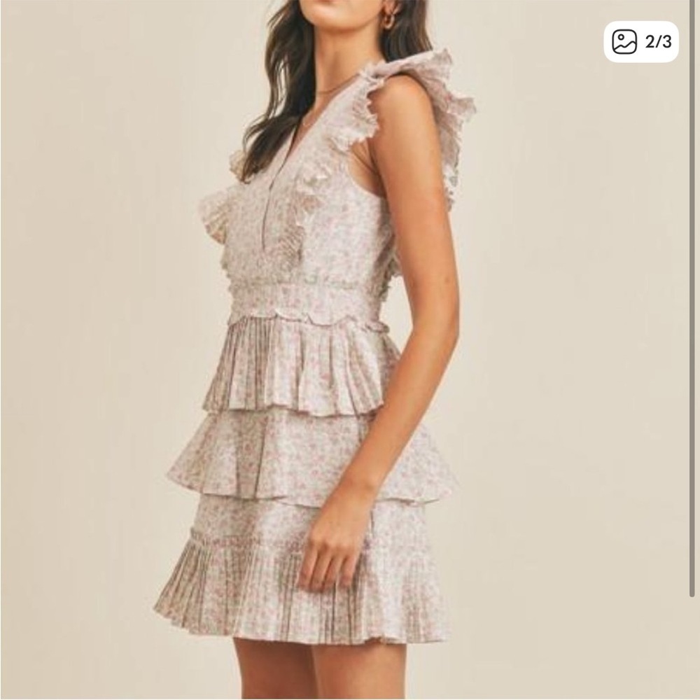 The impeccable pig Floral Ruffle Tiered Dress - Picture 2 of 6